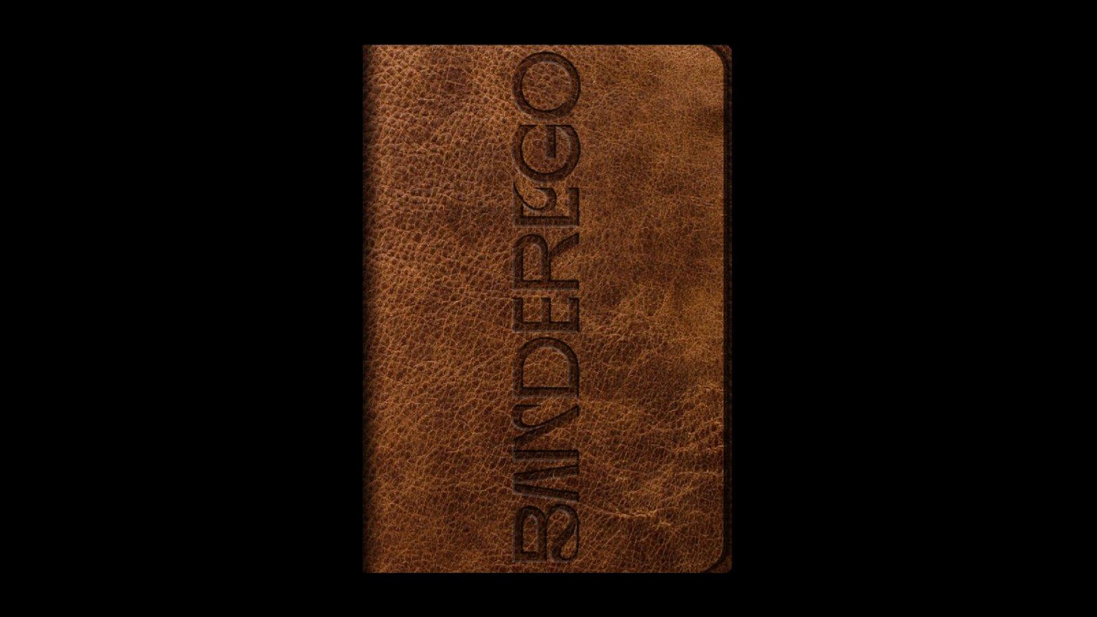 Banderego: Menu cover and bill folder (1 of 2)