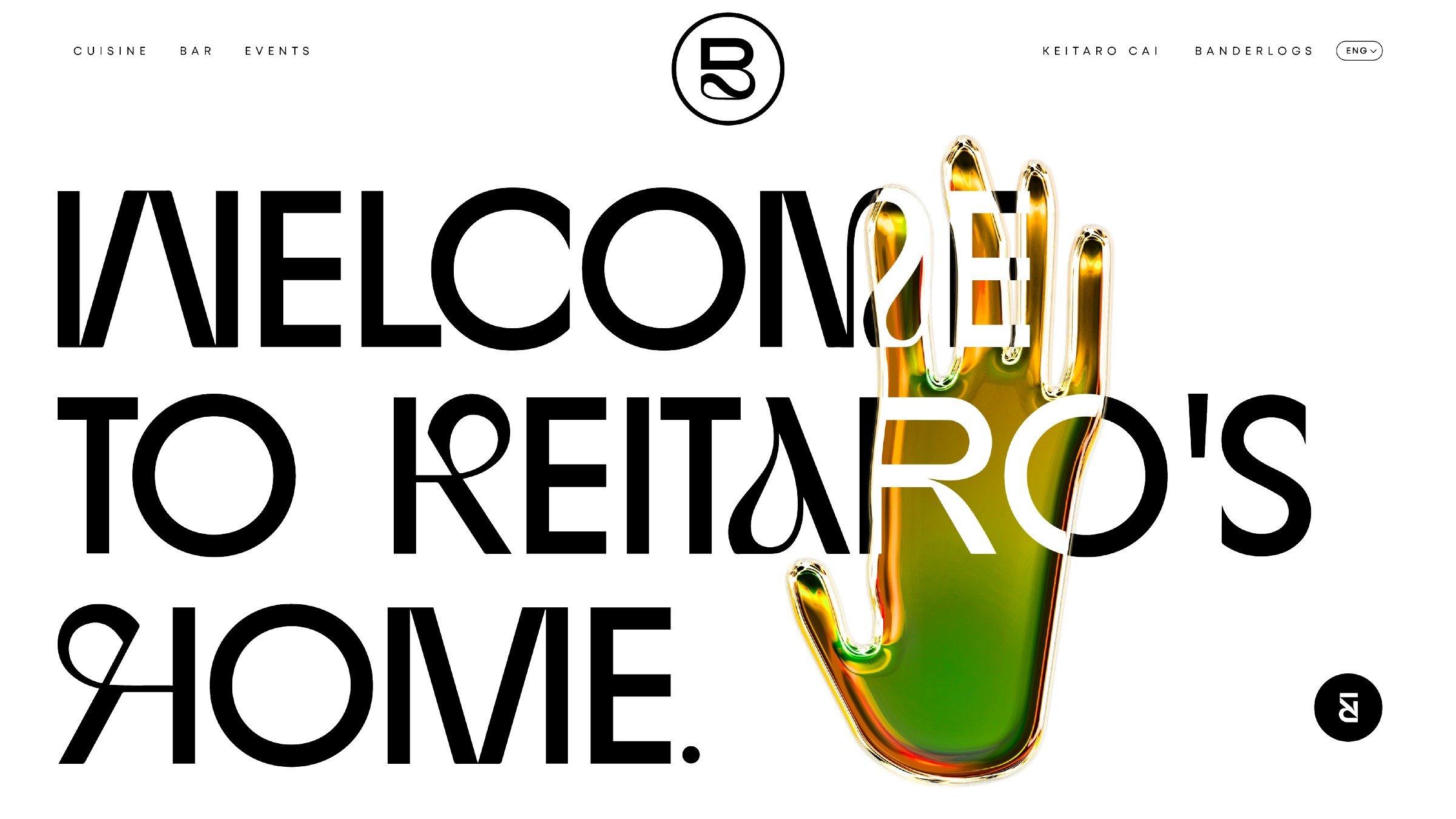 Banderego: Website design
