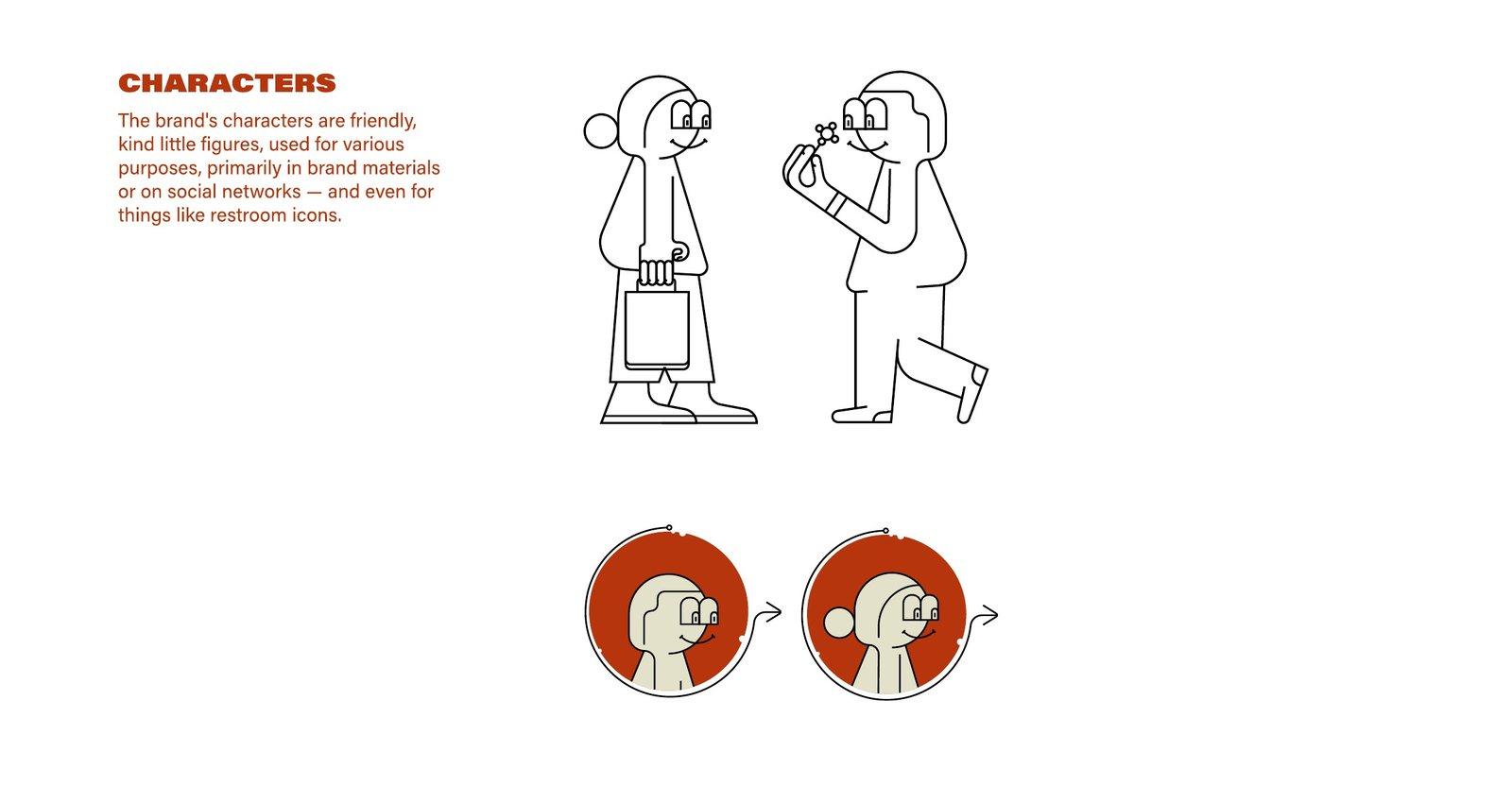 Be Friends: Characters and business cards (1 of 2)