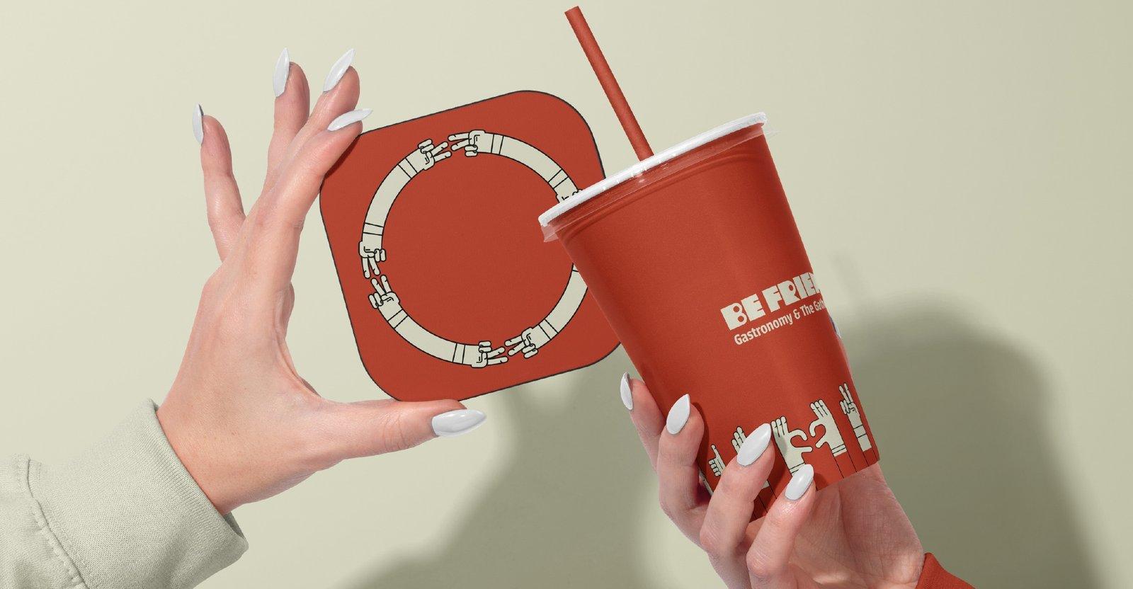 Be Friends: Loyalty card and cup (2 of 2)