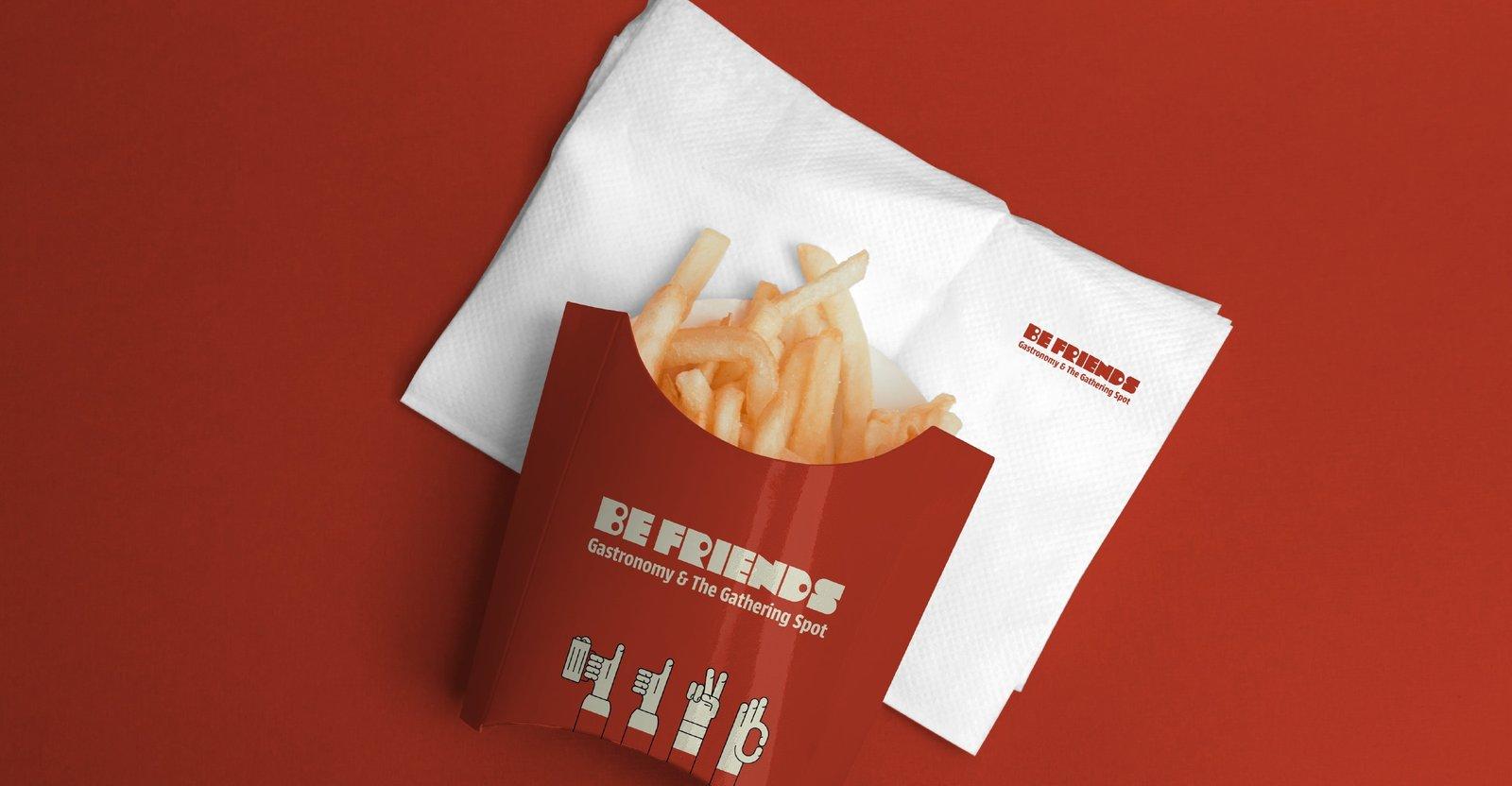 Be Friends: Fries sleeve and poster (1 of 2)