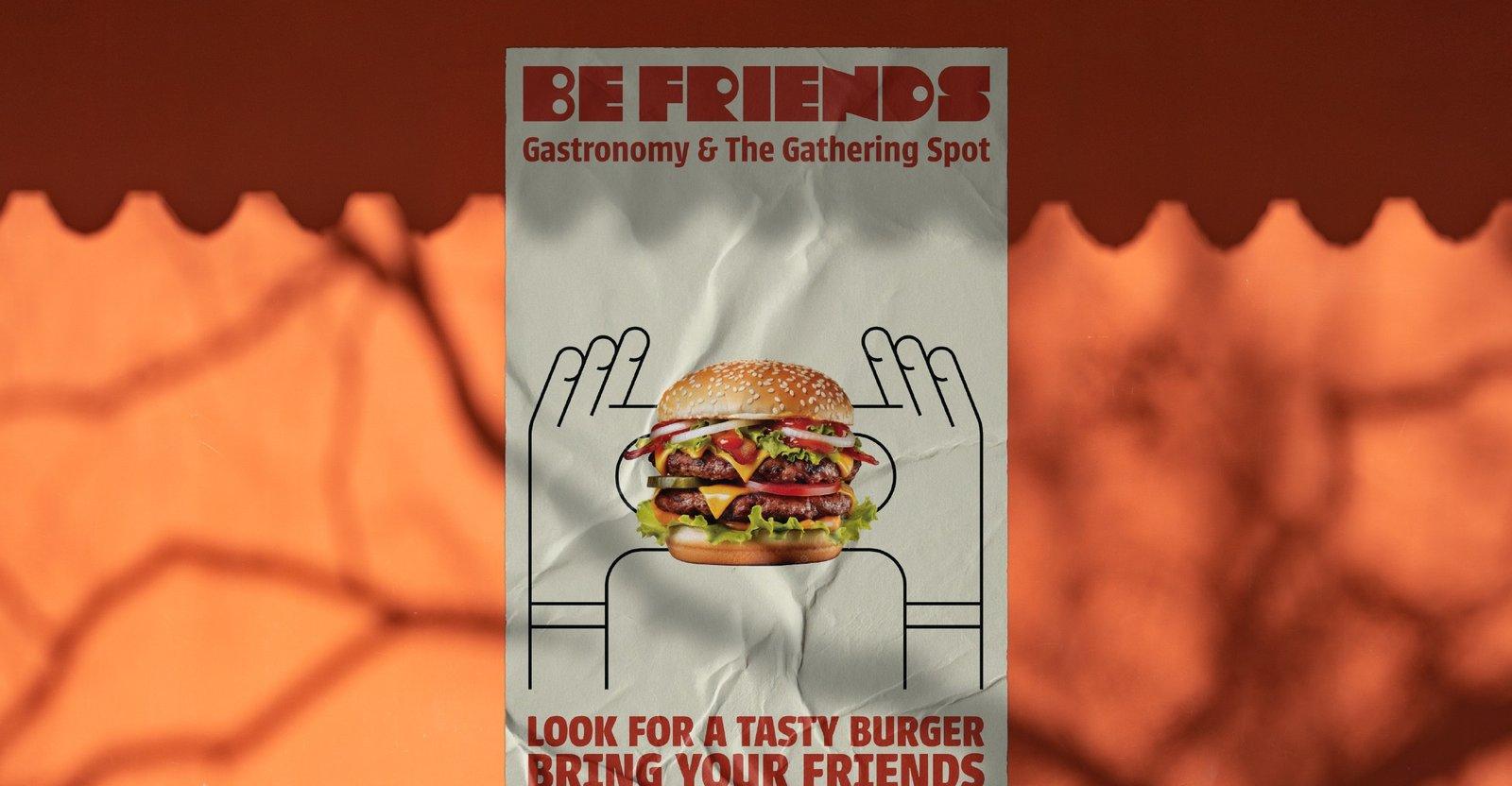 Be Friends: Fries sleeve and poster (2 of 2)