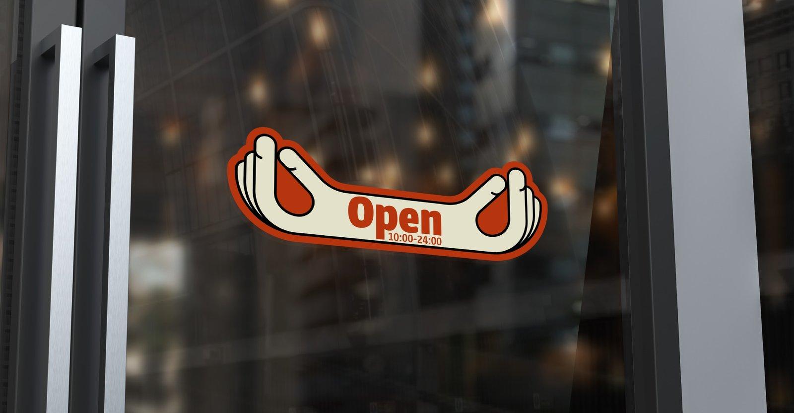 Be Friends: Pins and storefront sign (2 of 2)